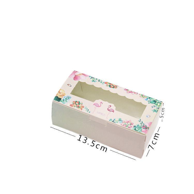 50PCS Window Packaging Boxes - Clear Food-Grade Cardboard - England - SuperSaverAU - view 5