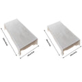 Elegant Rectangular Tablecloth with Tassels, 140x220cm, Cotton Blend, Multi-Purpose - SuperSaverAU - view 2