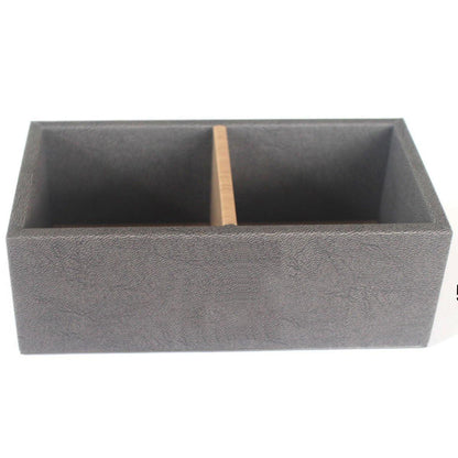 Double Compartment Tea Caddy for Tea Bags and Sugar Storage