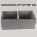 Double Compartment Tea Caddy for Tea Bags and Sugar Storage - SuperSaverAU - view 5