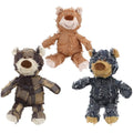 Premium Purple Plush Squeaky Bear Dog Toy for Puppies & Small Dogs - 22cm