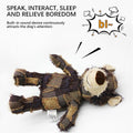 Premium Purple Plush Squeaky Bear Dog Toy for Puppies & Small Dogs - 28cm