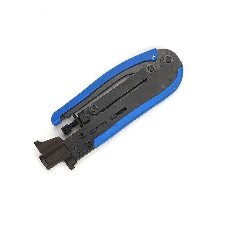 Premium 2 Piece Coaxial Cable Crimper & Stripper Kit for RG6 RG59 RG11