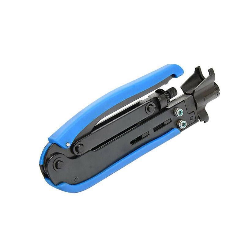 Premium 2 Piece Coaxial Cable Crimper & Stripper Kit for RG6 RG59 RG11