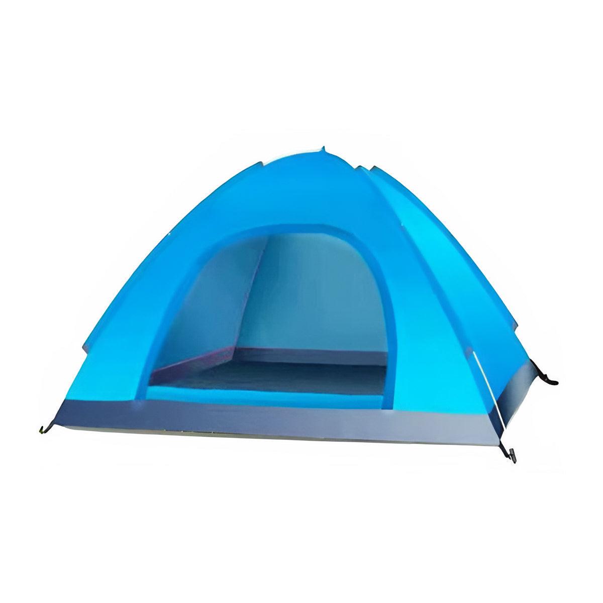 Outdoor Camping Tent Portable Sun Protection Lightweight Quick Setup Shelter - Orange 2-3 Person - SuperSaverAU - view 4