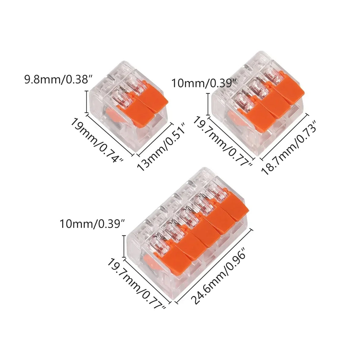76-Piece Terminal Block Connector Kit for Home Wiring - SuperSaverAU - view 3