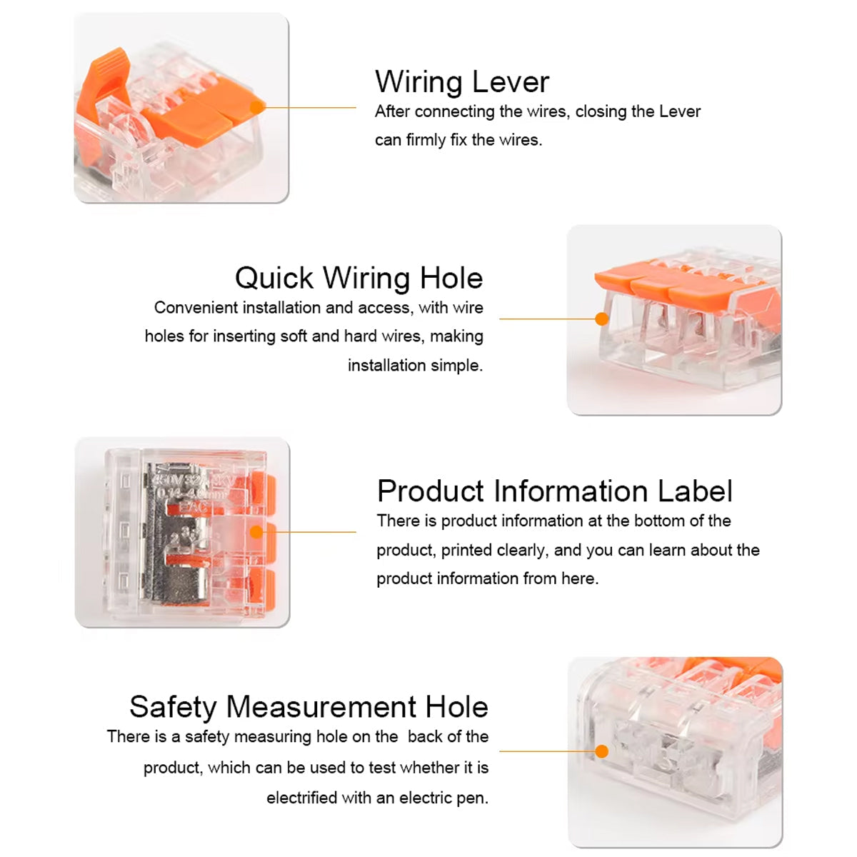 76-Piece Terminal Block Connector Kit for Home Wiring