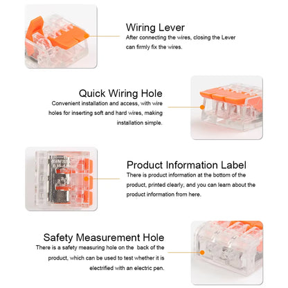 76-Piece Terminal Block Connector Kit for Home Wiring