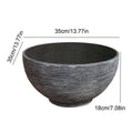Premium Ancient Resin Fish Tank Lotus Flower Pot - 35cm