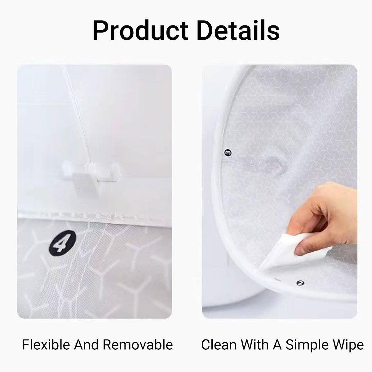 Durable Waterproof Cat Litter Box Mat 405mm x 410mm with Three-Prevention Design