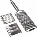 Premium 304 Stainless Steel Vegetable Grater Kit – 3 Blades