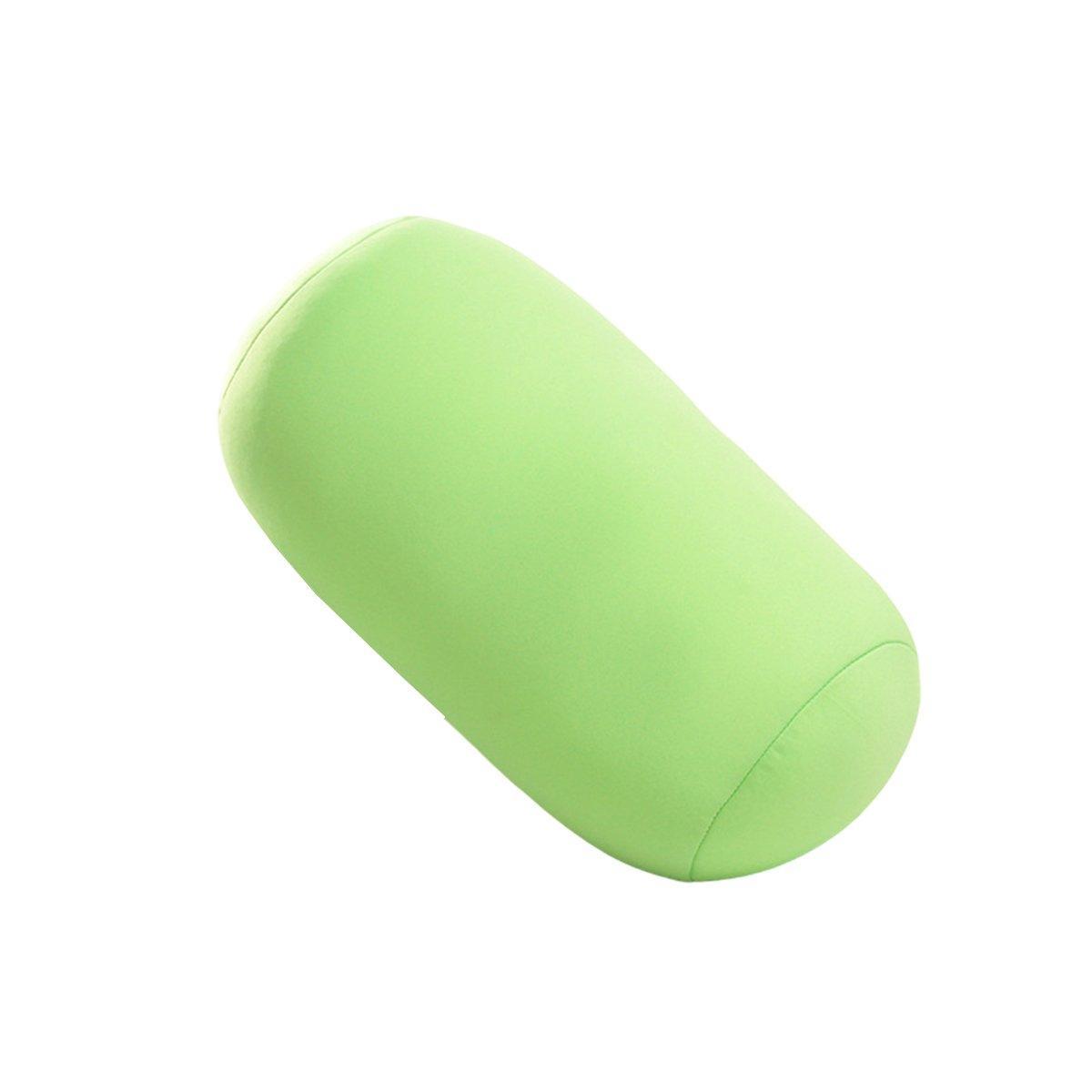 Solid Color Cylindrical Foam Particle Pillow Multi-Functional Neck Waist Support - Pink - SuperSaverAU - view 9