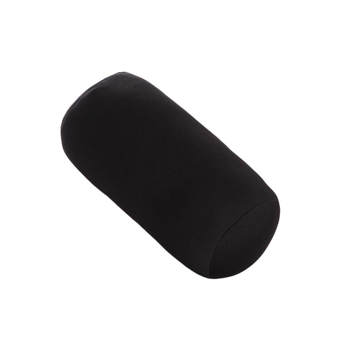 Solid Color Cylindrical Foam Particle Pillow Multi-Functional Neck Waist Support - Red - SuperSaverAU - view 3