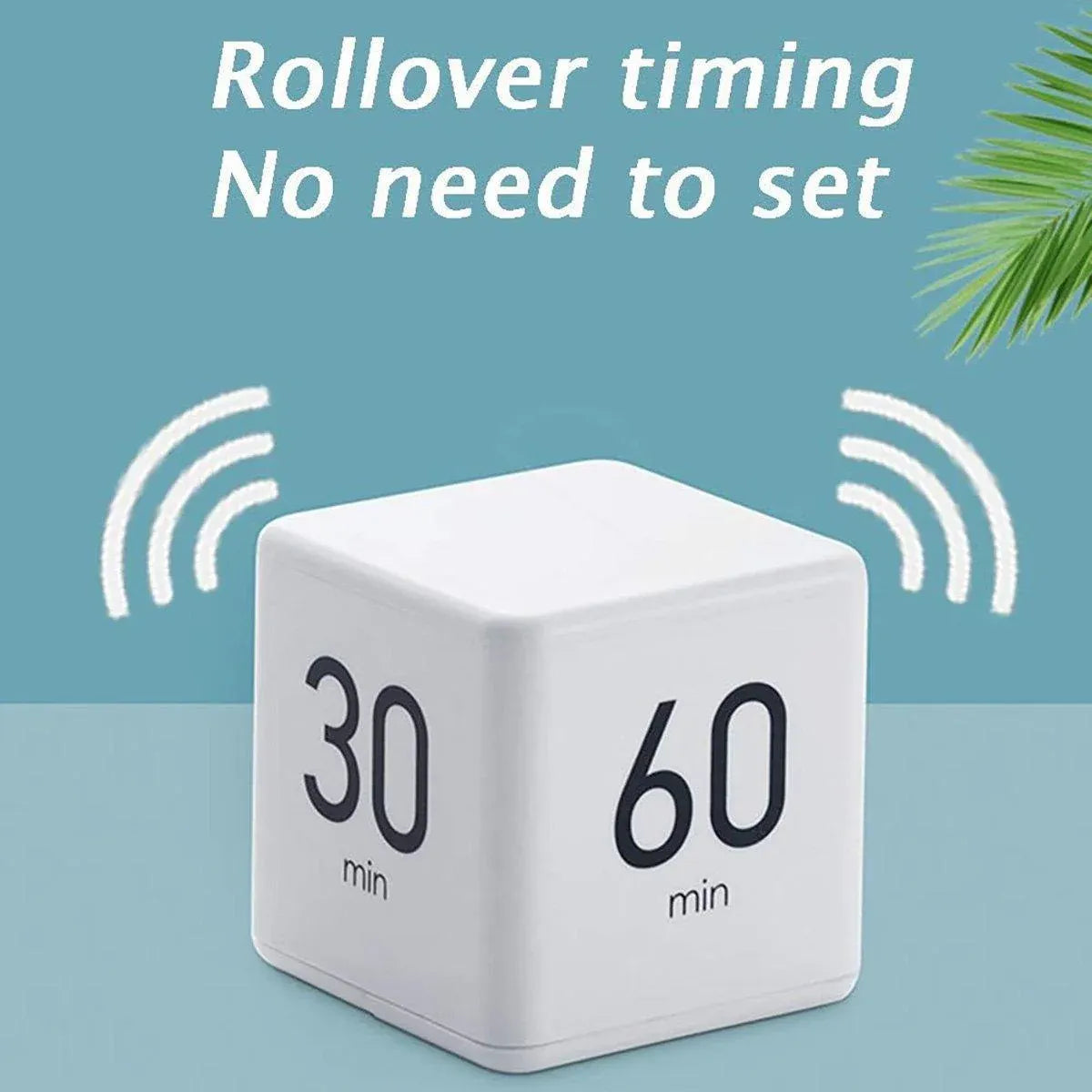 Premium Cubic LED Flip Timer – 1/3/5/10 Minutes