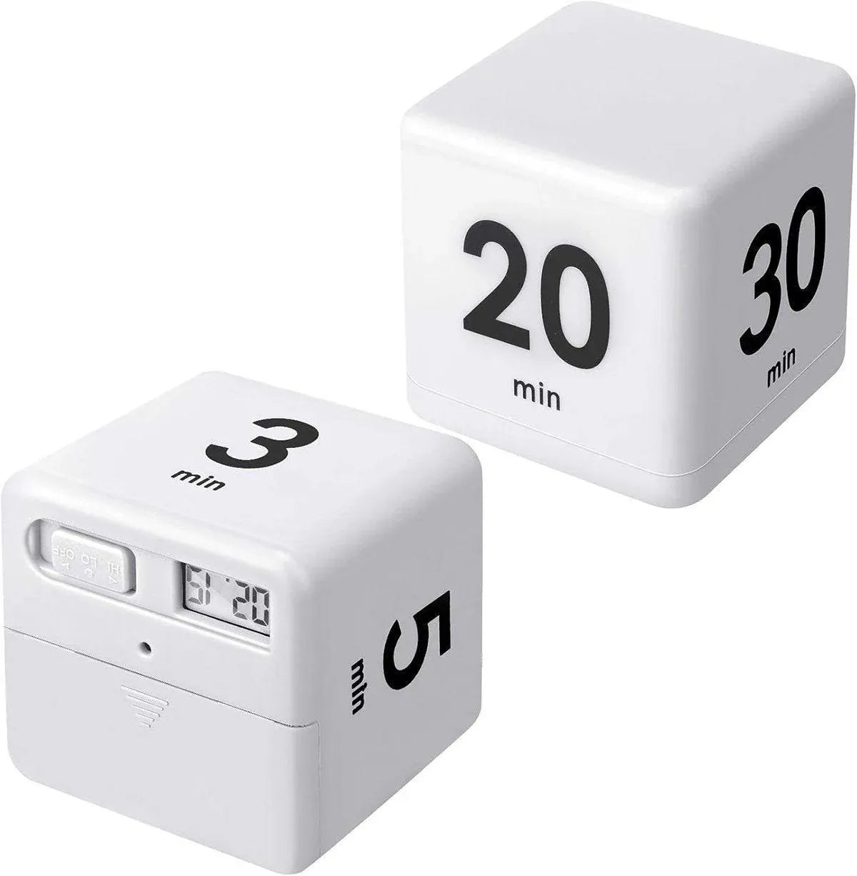 Premium Cubic LED Flip Timer – 15/20/30/60 Minutes