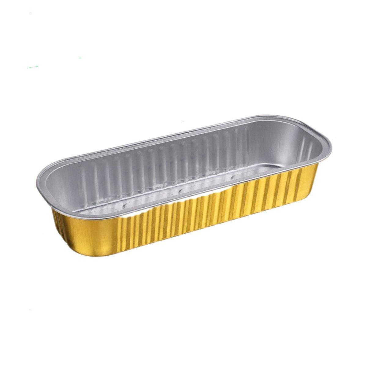 50PCS Thickened Aluminum Foil Boxes with Plastic Lids - 1000ml