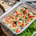 125PCS Disposable Quadrate Tin Foil Pans Oven Grill Safe Non-Stick Baking Trays - 125pcs-600ml - SuperSaverAU - view 3