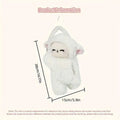 Premium Plush Sheep Hanging Car Tissue Box Holder