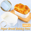 Disposable High-Temperature Resistant Paper Baking Molds - 100pcs - SuperSaverAU - view 1