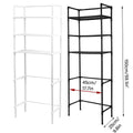 Premium Over Toilet Bathroom Storage Rack – Black