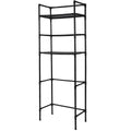 Premium Over Toilet Bathroom Storage Rack – Black