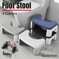 Premium Anti-Slip Toilet Footstool – White Ergonomic Support