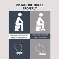 Premium Anti-Slip Toilet Footstool – White Ergonomic Support
