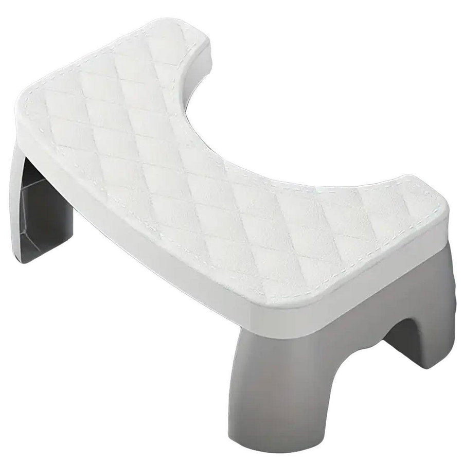 Premium Anti-Slip Toilet Footstool – White Ergonomic Support