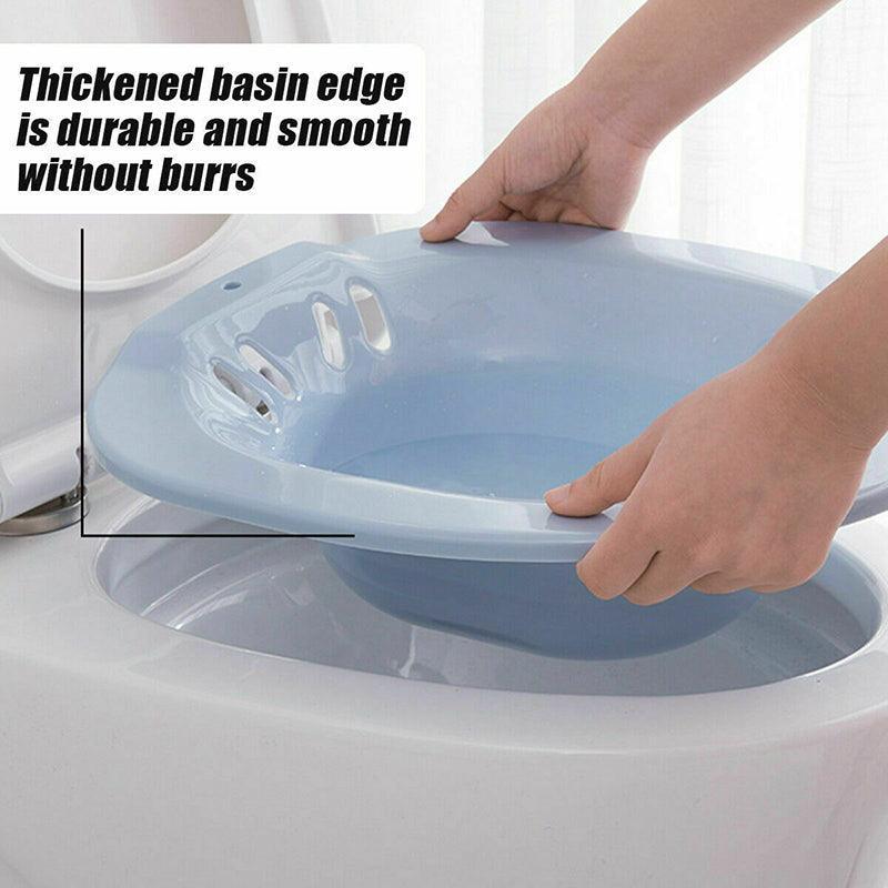 Au Portable Hemorrhoid Therapy Sitz Bath Toilet Bidet Tub For Pregnant Patientau - Blue - SuperSaverAU - view 4