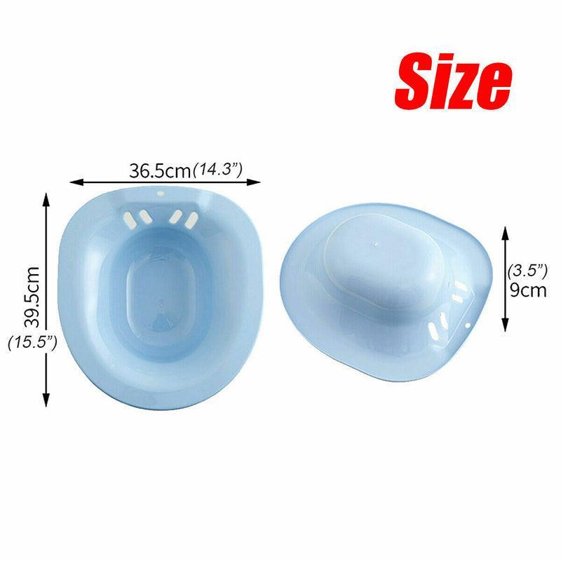 Au Portable Hemorrhoid Therapy Sitz Bath Toilet Bidet Tub For Pregnant Patientau - Pink - SuperSaverAU - view 3