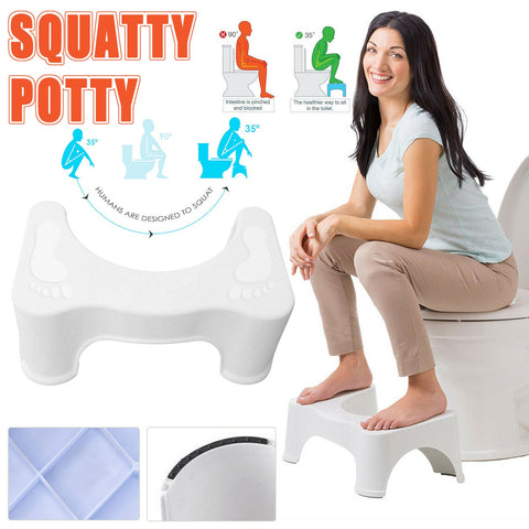Eco Toilet Stool 6.69-7 Inch Non-Slip Ergonomic Design for Natural Posture - SuperSaverAU - view 1