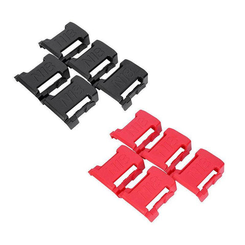 Set of 5 Milwaukee M18 Battery Mount Holders - Durable ABS Plastic - SuperSaverAU - view 2