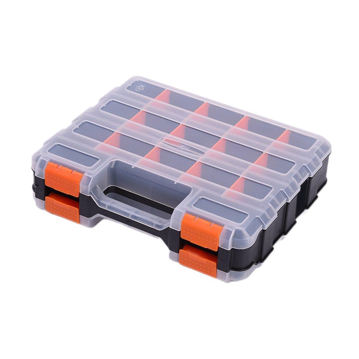 Double Sided Hardware Tools Storage Box - Organizer