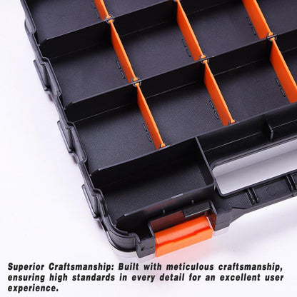 Double Sided Hardware Tools Storage Box - Organizer