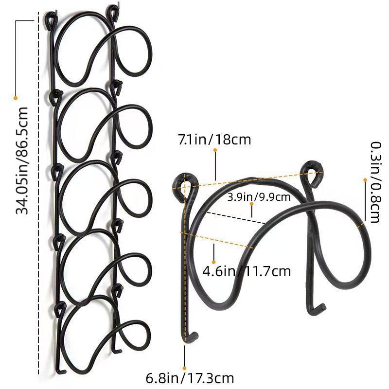 Multifunctional Wall-Mounted Bathroom Storage Rack - Towel and Wine Holder - SuperSaverAU - view 3
