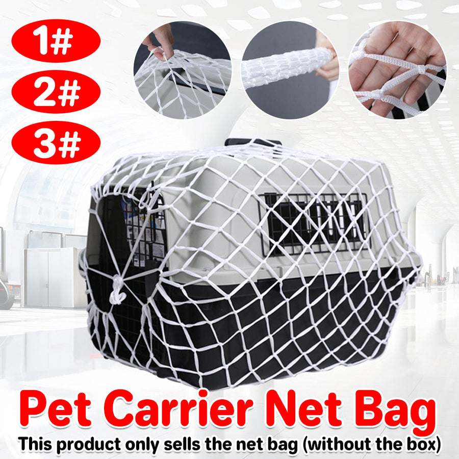 Premium Pet Carrier Net Bag with Mesh Cover - 67 x 52 x 51cm