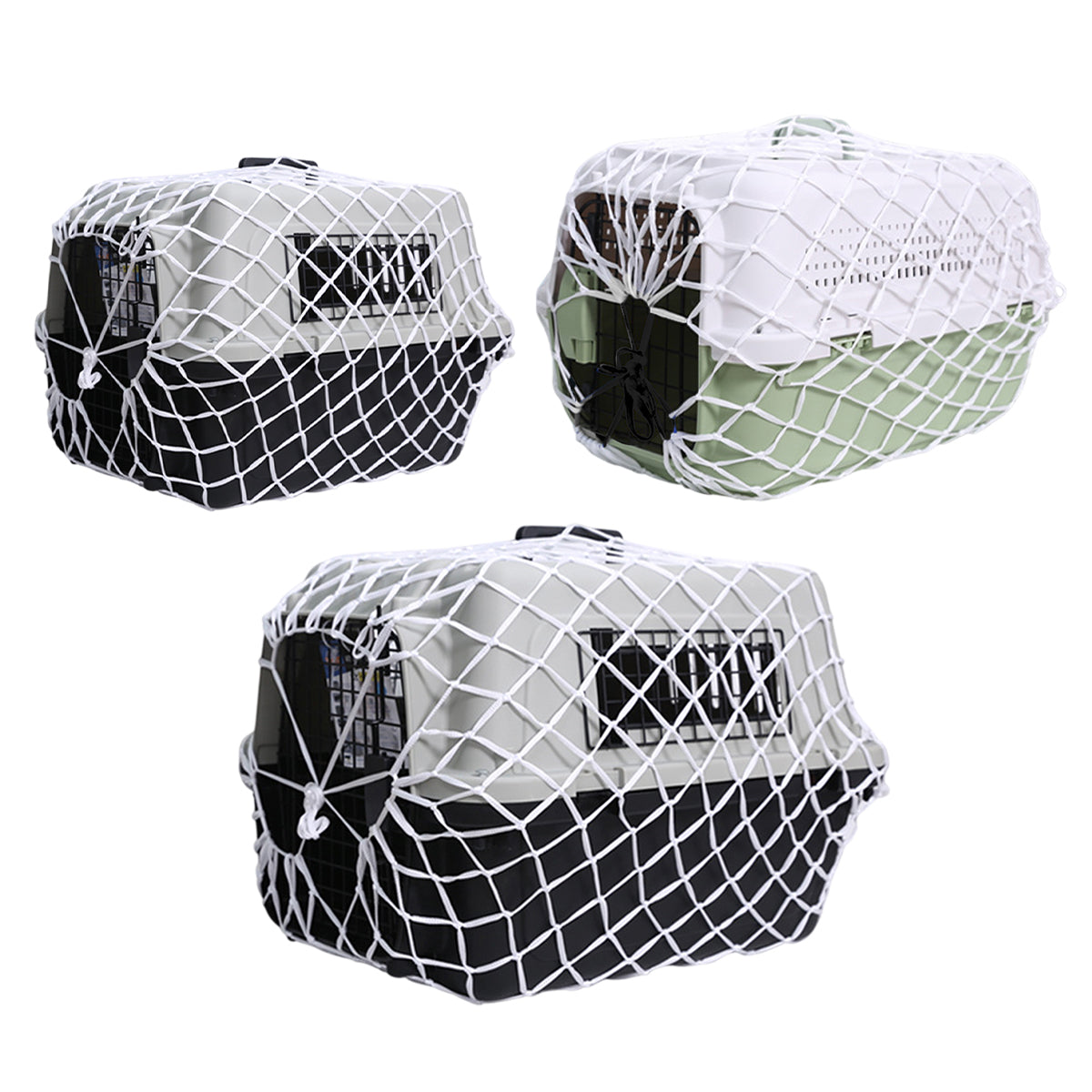 Premium Pet Carrier Net Bag with Mesh Cover - 67 x 52 x 51cm