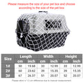 Premium Pet Carrier Net Bag with Mesh Cover - 67 x 52 x 51cm