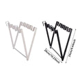 Premium Hanging Garbage Bag Holders – Black & White 2 Pack