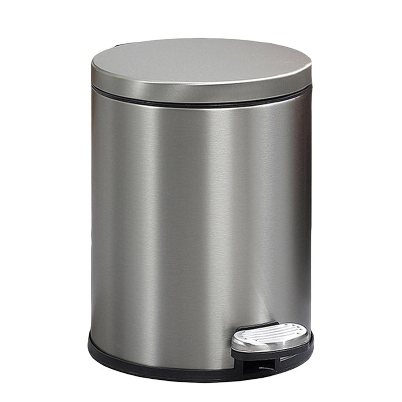 Stainless Steel 6L Double-Layer Trash Can with Foot Pedal - White - SuperSaverAU - view 5
