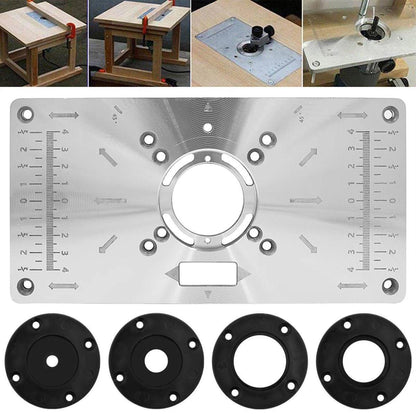 Aluminium Router Table Flip Board Insert for Trimming Machines