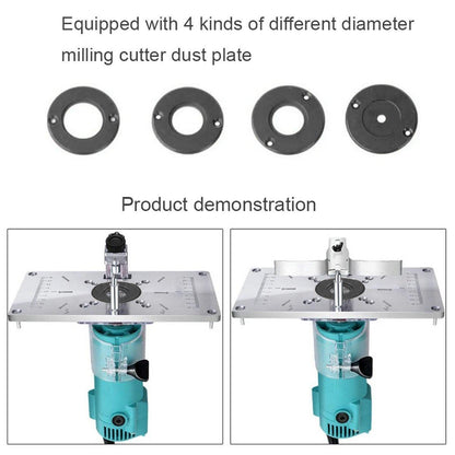 Aluminium Router Table Flip Board Insert for Trimming Machines