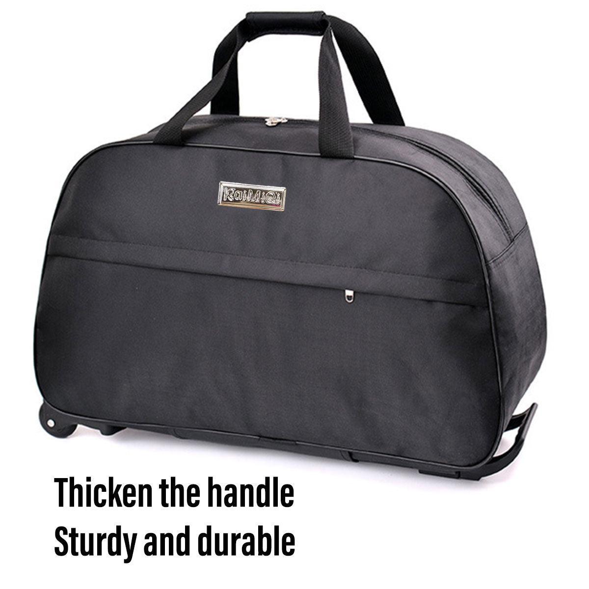 Wheeled Travel Duffle Trolley Bag 24in - Waterproof, Lightweight, Red - SuperSaverAU - view 3