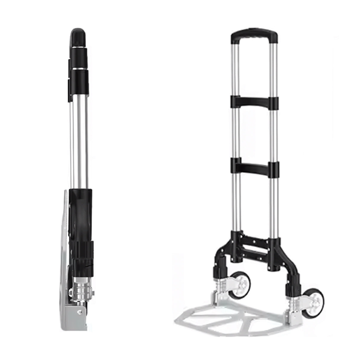 Premium Folding Hand Trolley with Telescopic Handle