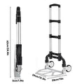 Premium Folding Hand Trolley with Telescopic Handle