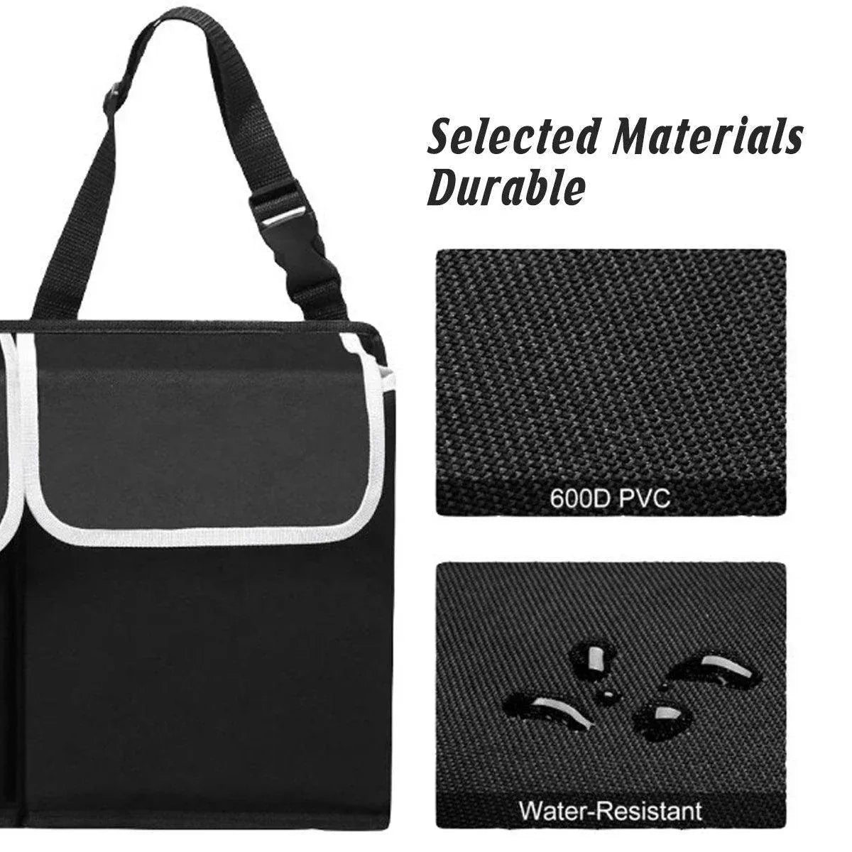 Premium Car Trunk Seatback Storage Bag Organiser