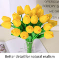 Premium Real Touch Artificial Tulips – Pink 20 Pieces