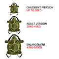 Plush Turtle Hip Pad for Skiing & Snowboarding - Size M - SuperSaverAU - view 3