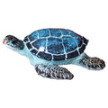 Premium Blue Resin Sea Turtle Aquarium Ornament