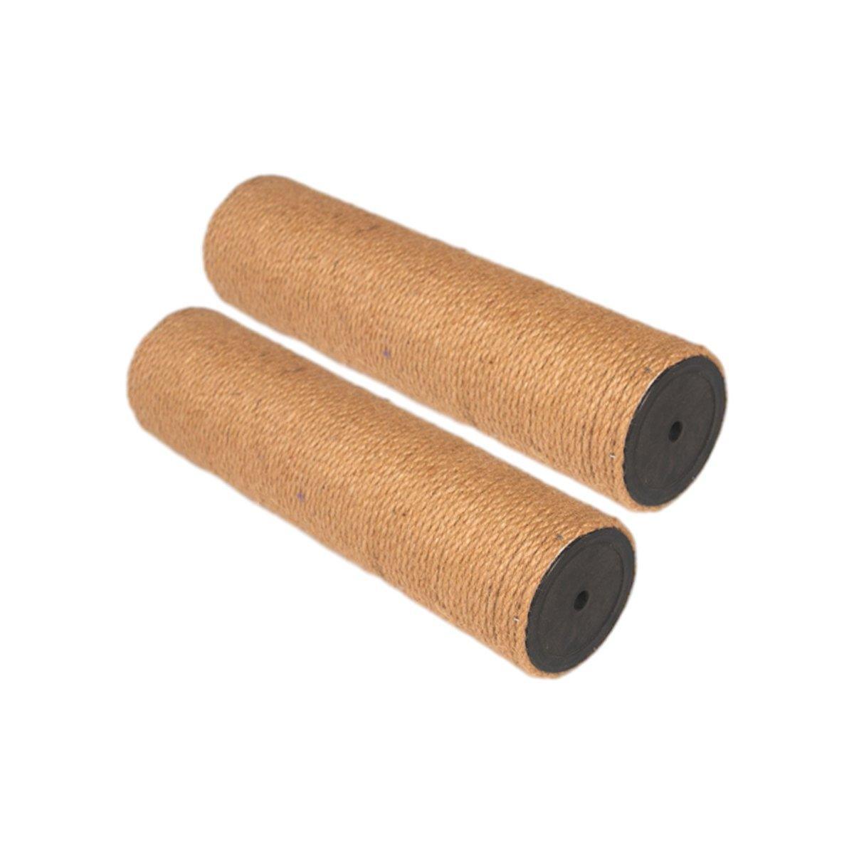 Premium Sisal Cat Scratching Post Replacement Poles - 20cm 2pcs